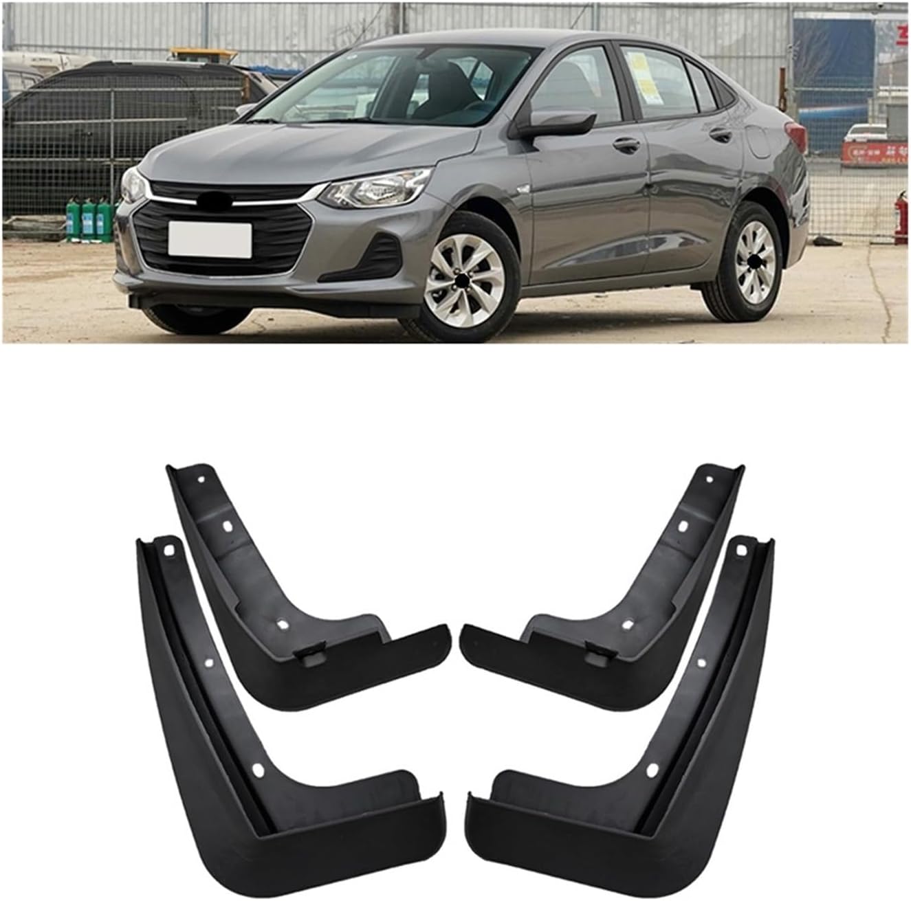 Car Styling Compatible For Chevrolet ONIX 2020-2022 2023 Car Mud Flaps Splash Guard Mudguards MudFlaps Front Rear Fender Auto Accessories