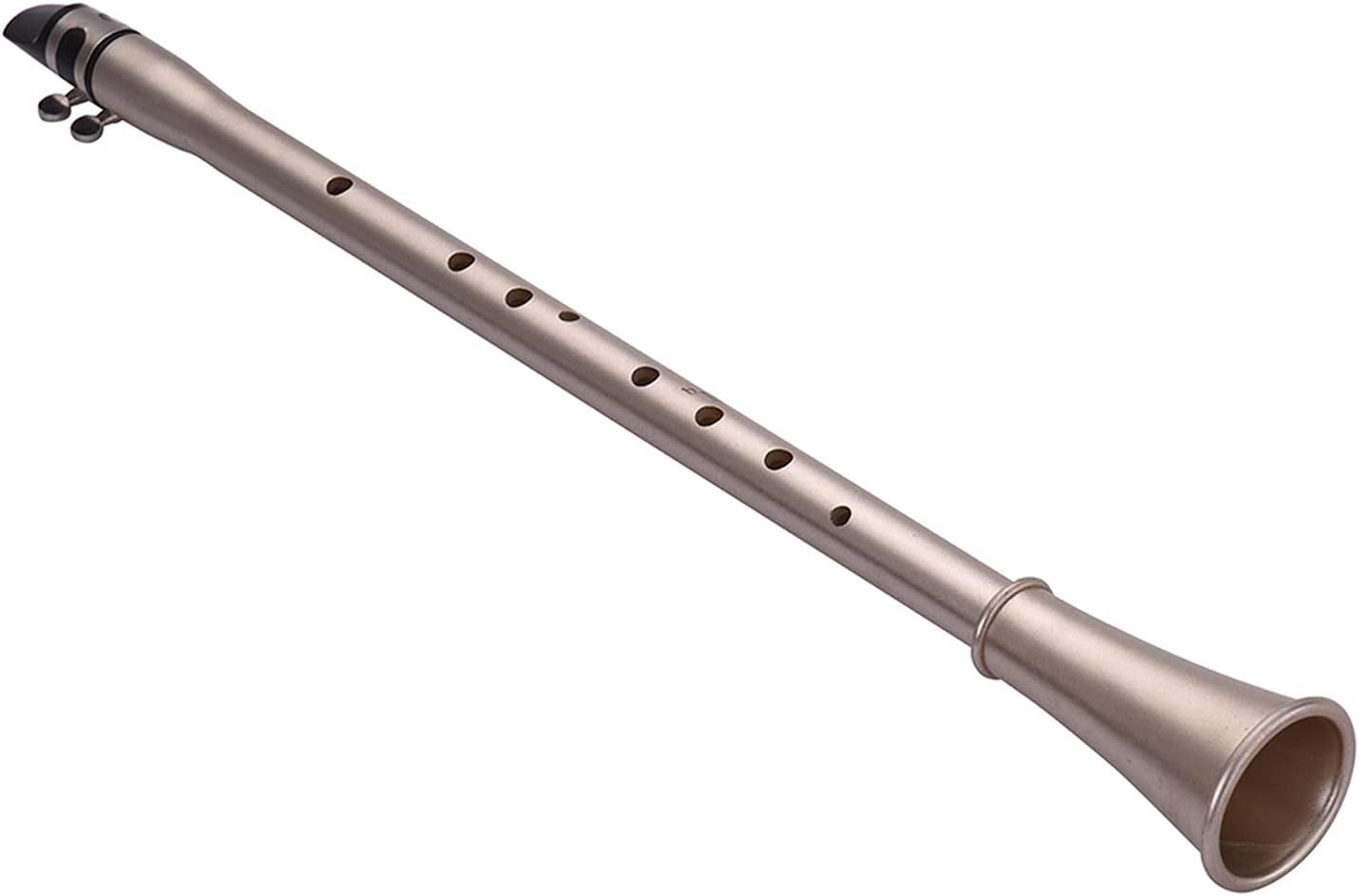 Sax Beginners Kit Bb Key Mini Clarinet Sax Compact Clarinet Saxophone ABS Material Musical Wind Instrument for Beginners with Carry Bag Wind Instrument (Color : Bb Key)