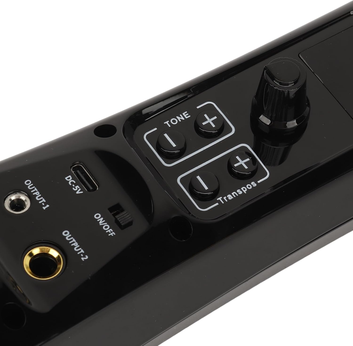 Electronic Wind Instrument, Mini Digital Synthesizer Rechargeable with Removable Mouthpiece, 94 Tones 12 Keys Portable Digital Saxophone for Practice, Performance