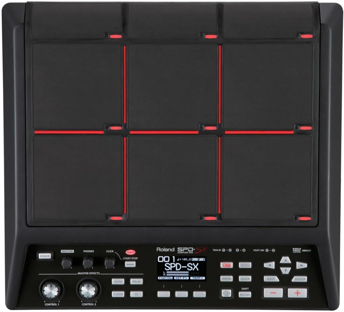 Roland Percussion Sampling Pad with 4GB Internal Memory, Black (SPD-SX)