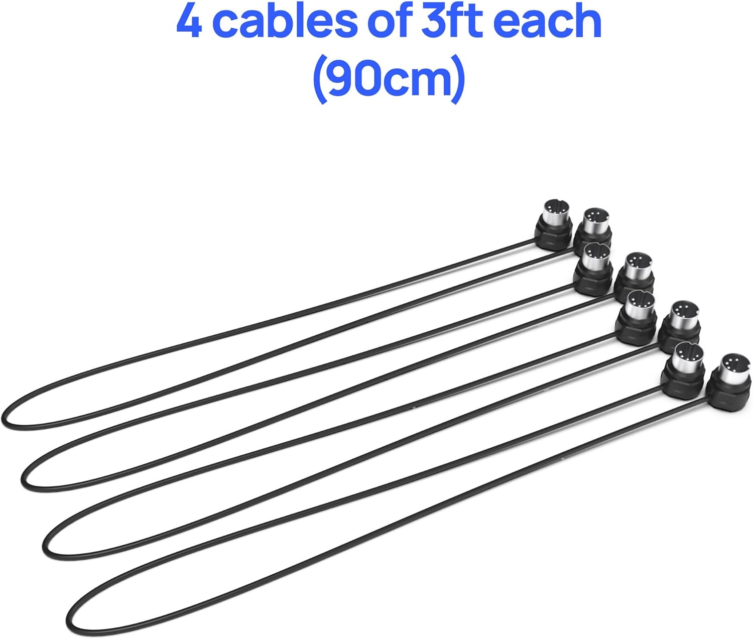 CME U6MIDI Pro + 4-Pack 3-FT MIDI Cables - MIDI Interface with Router, Mapper and Filter + 4-Pack 5-pin DIN Low-Profile MIDI cables