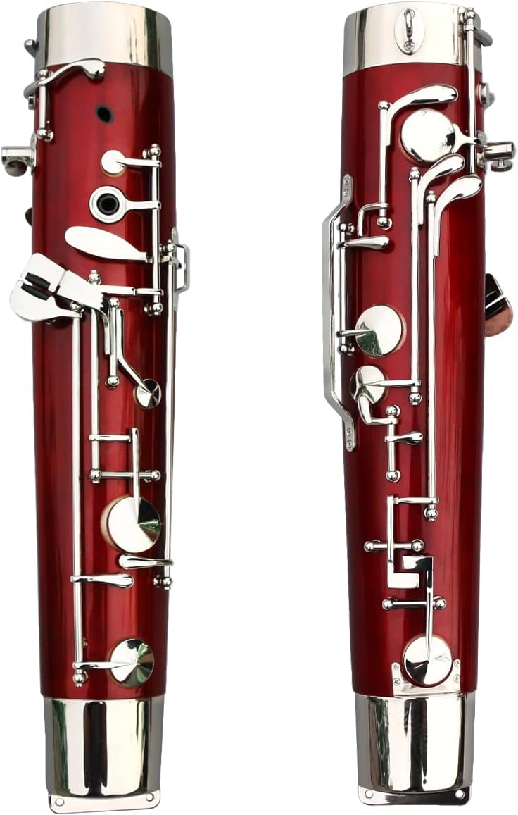 Brilliant sound Bassoon C Key 26 Keys Woodwind Instrument with Case Accessories