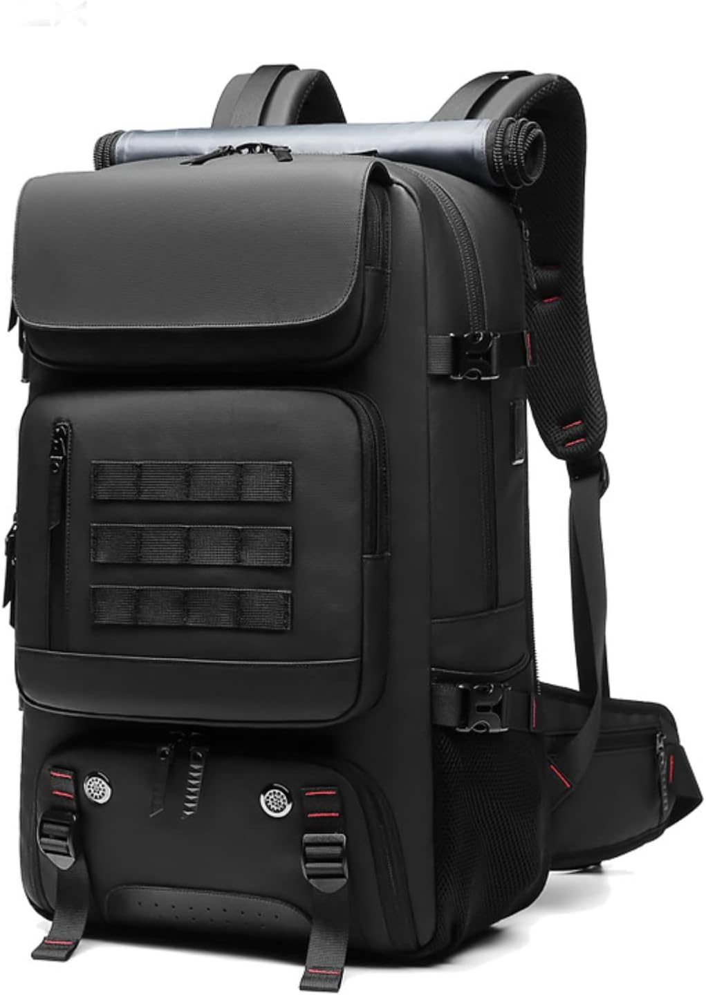 Large Travel Backpack, 50L Carry-On Backpack Water Resistant Flight Approved Weekender Bag Luggage Backpack Business Daypack for Men and Women(Black)