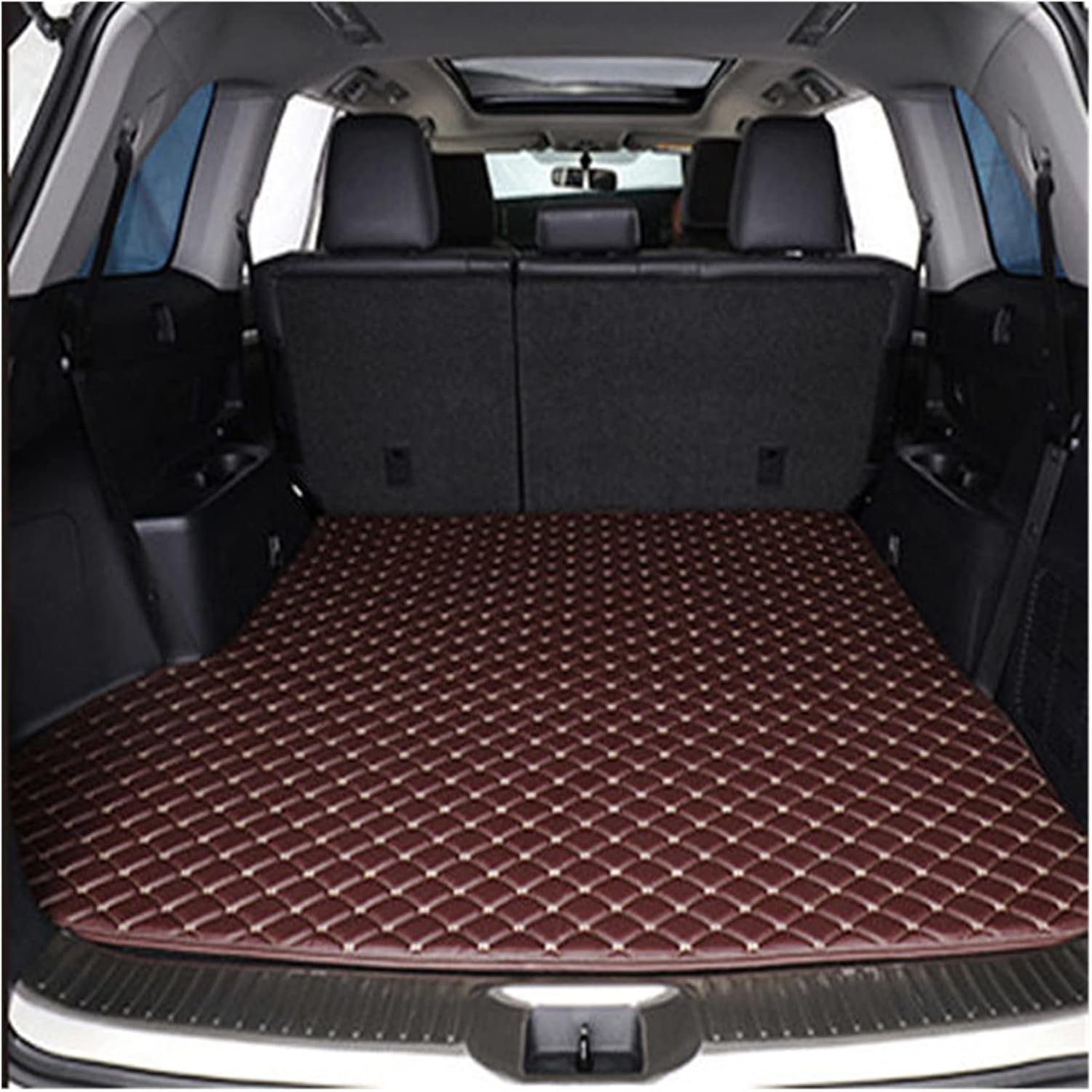 Car Trunk Mats Specific Accessories Interior ECO Material Compatible with Car Floor Mat Trunk Mat (Color : Transparent)