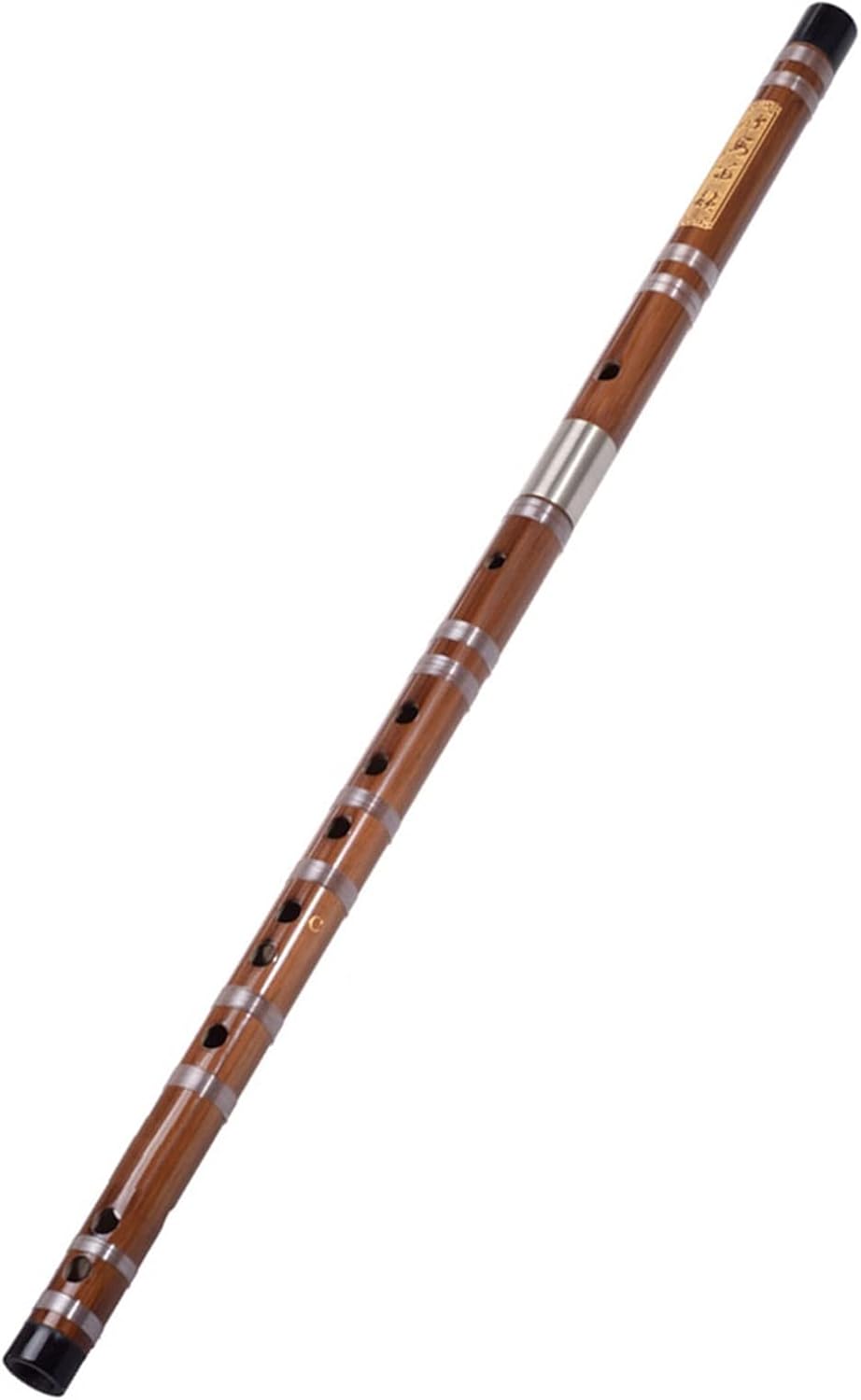Chinese Bamboo Flute Chinese Tradition Bamboo Flute Two-Section Dizi Transverse Wind Music Instrument Chromatically Toned C Key