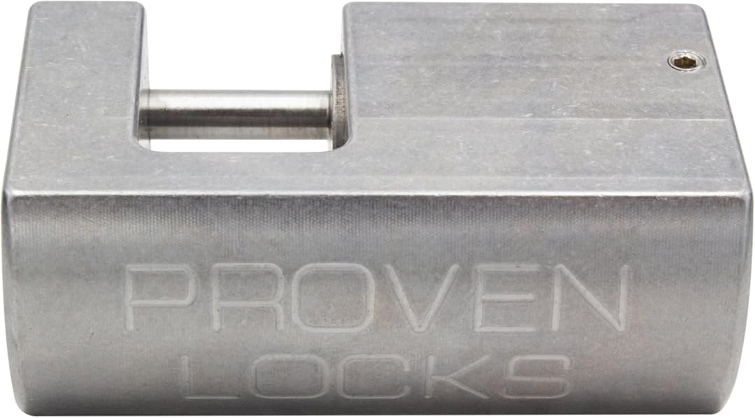 Proven Industries Coupler Latch Pin Lock, Stainless Steel, Fits Most Coupler Styles, Stainless Steel, Made in The USA, Model 651
