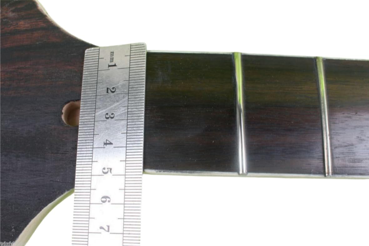 Electric Guita paddle Neck 7 strings 22/24 Fret 24.75/25.5/27 inch head Rosewood Fretboard Not inlay 48mm nut and 56mm/65mm heel width guitar necks (22 fret 27 inch)