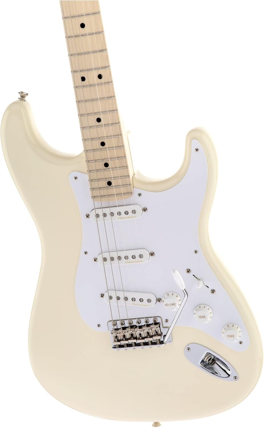Fender Eric Clapton Stratocaster Electric Guitar, Maple Fingerboard - Olympic White