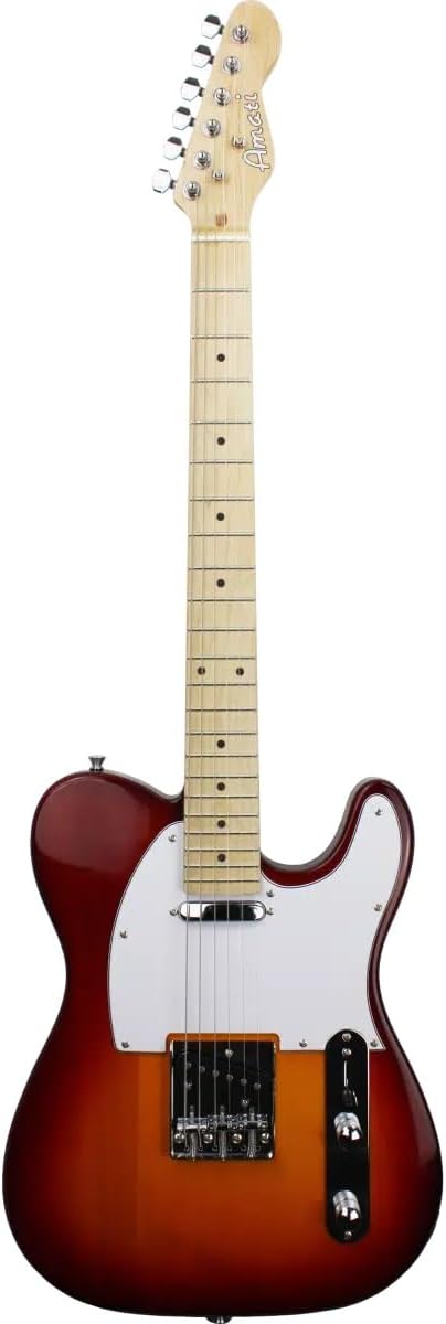 Solid-Body 6-String Electric Guitar w/Gig Bag - Gloss Cherry Sunburst (30TCHG)