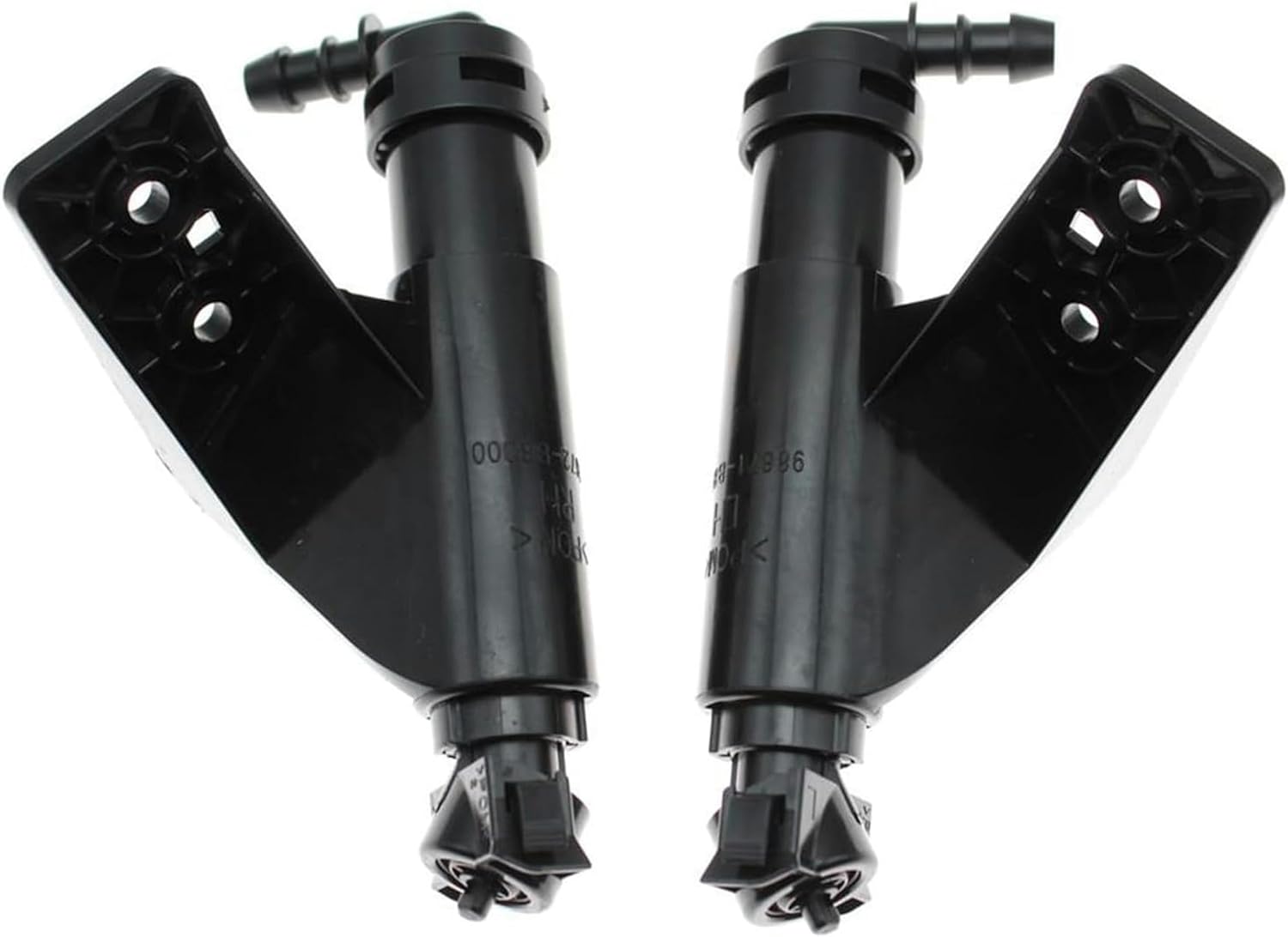 Car Headlight Washer Nozzle 2Pcs Car Headlight Washer Nozzle Head Light Cleaning Jet Pump Water Sprayer 98671B8000 98672B8000 for Hyundai for Santa Fe 2013-2016