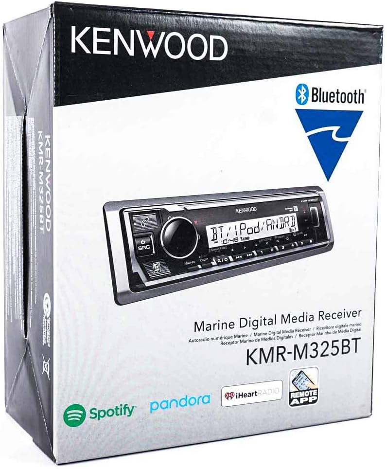 Kenwood KMR-M325BT Marine Digital Media Receiver with Bluetooth