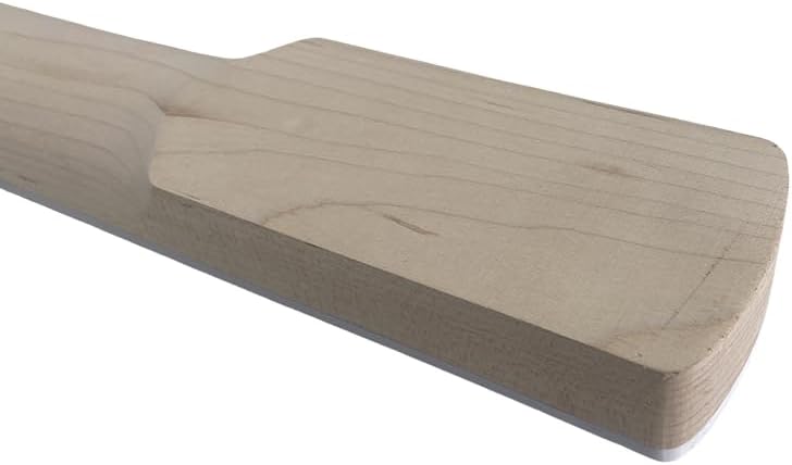 Yinfente Bass Guitar Neck 20fret 34inch Maple Rosewood Fretboard Block Inlay DIY Guitar Block Inlay (Rosewood Fretboard)