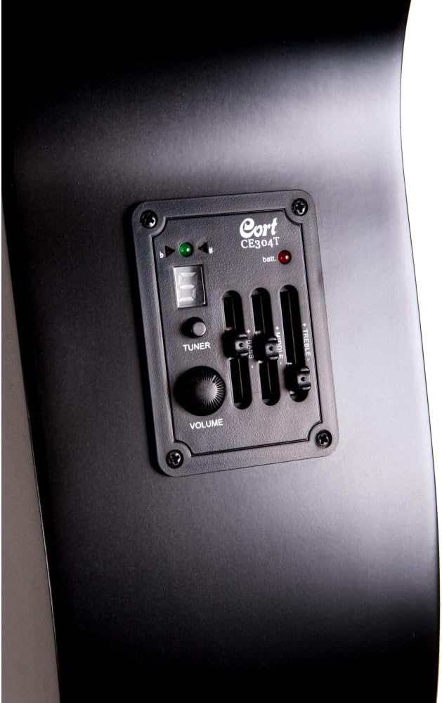 CORT Black Electroacoustic Guitar