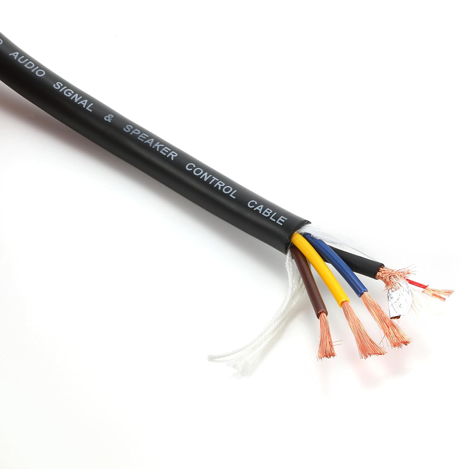 5/10-meters 3 x 2.5 mm² XLR Active Speaker Audio Signal Power Supply Hybrid Cable, DMX512 Signal Line, Stage Computer Lighting Power Connection Cable (Black Cable, Length: 10-Meter)