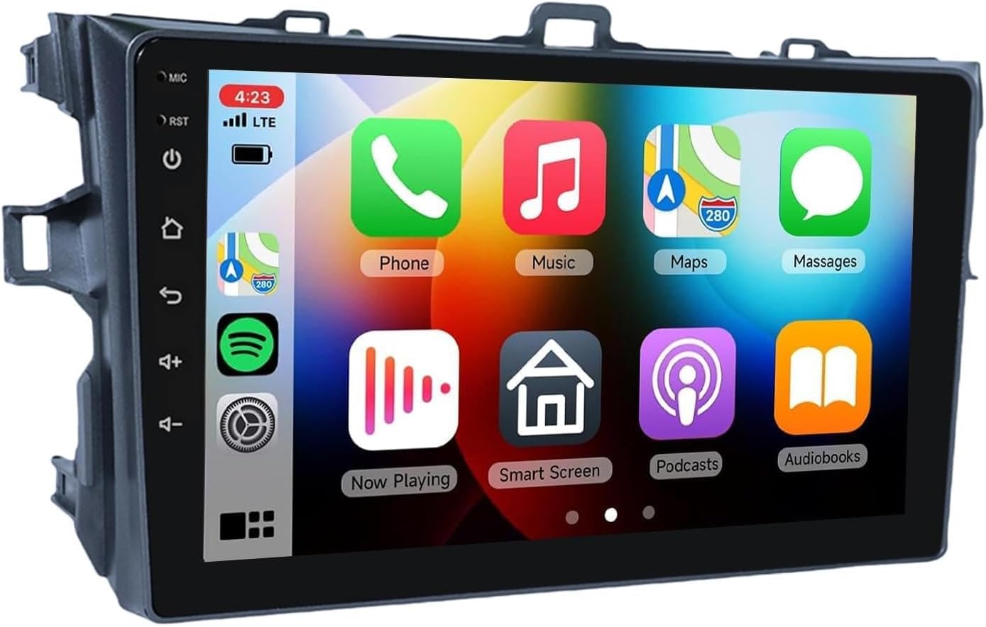 2G+32G Android13 9 Inch IPS Screen Wireless Apple Carplay Android Auto Car Stereo for Toyota Corolla 2009-2013 Car Radio with FM/RDS Bluetooth GPS WiFi SWC Mirror Link USB Backup Camera MIC