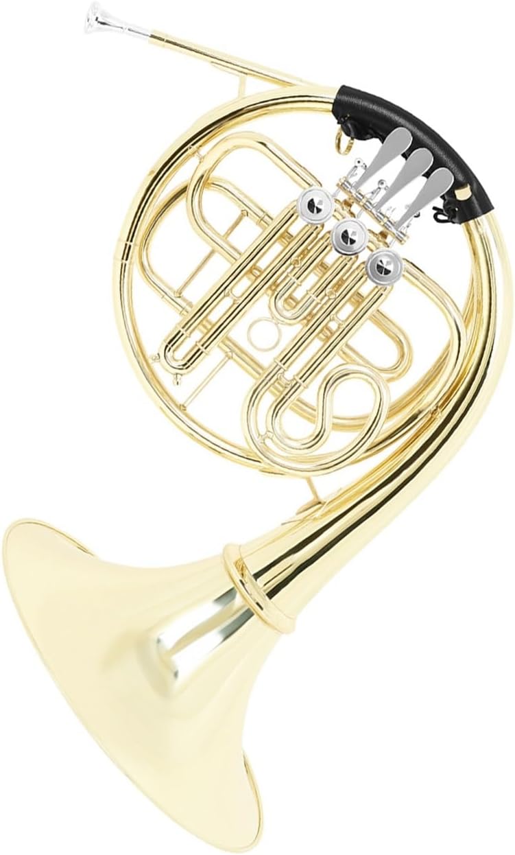 4 Key French Horn Flat Three Key Single Row French Horn B Flat Split Beginner Adult Playing Wind Instrument