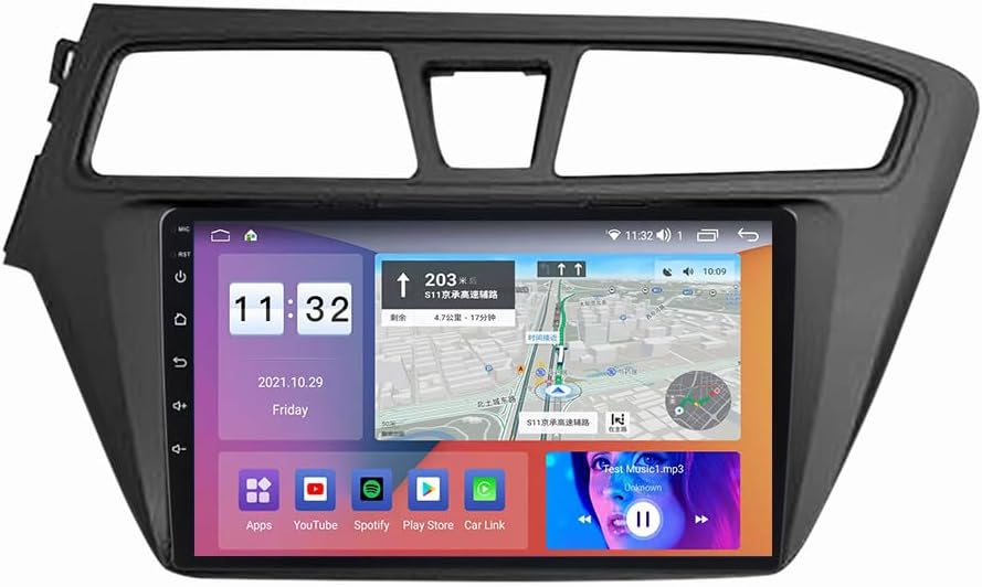 Generic Car Stereo Radio for Hyundai I20 2015-2017 2G RAM+32G ROM…