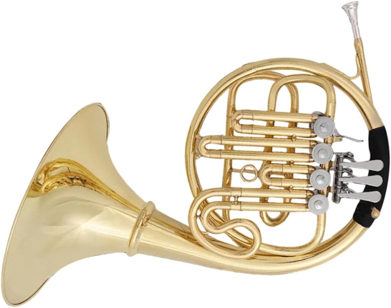 4 Key French Horn French Horn Single Row Four Keys Beginner Playing B Flat Adult Musical Instrument
