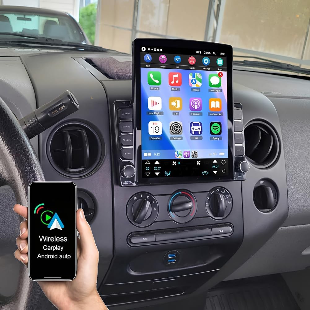 Android 14 Car Stereo Radio fit for Ford F150 F-150 2004 2005 2006 2007 2008 9.7