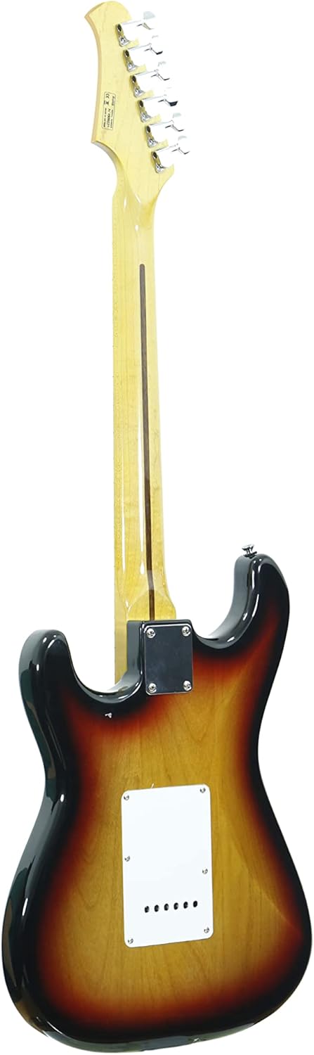 IYV 6 String Solid-Body Electric Guitar, Right, Sunburst (IS-200 SB), 41.73 x 16.54 x 3.15 inches