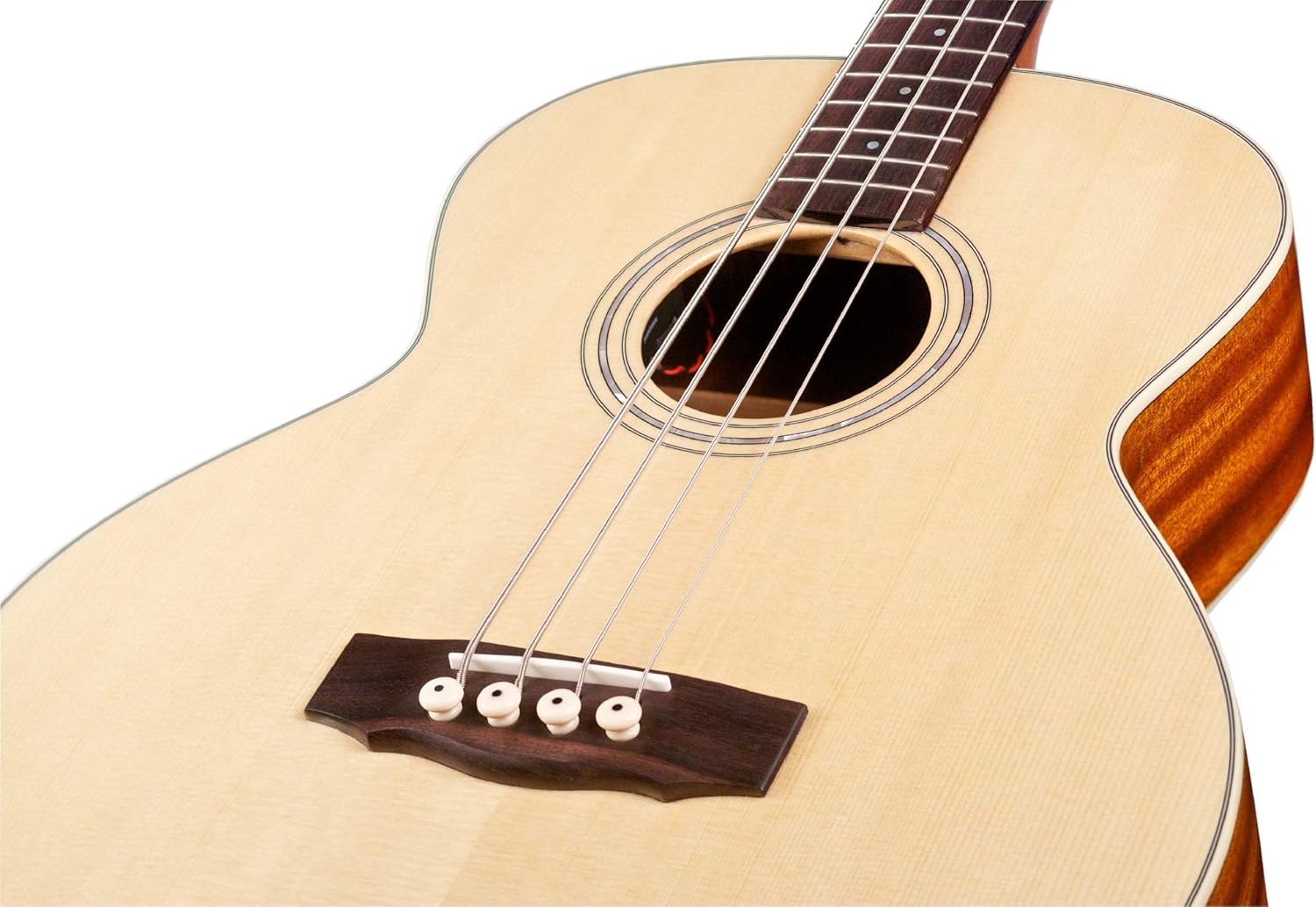 Guild Guitars B-140E Acoustic Bass, in Natural, All Solid Woods Jumbo, Westerly Collection, with Premium Gig Bag
