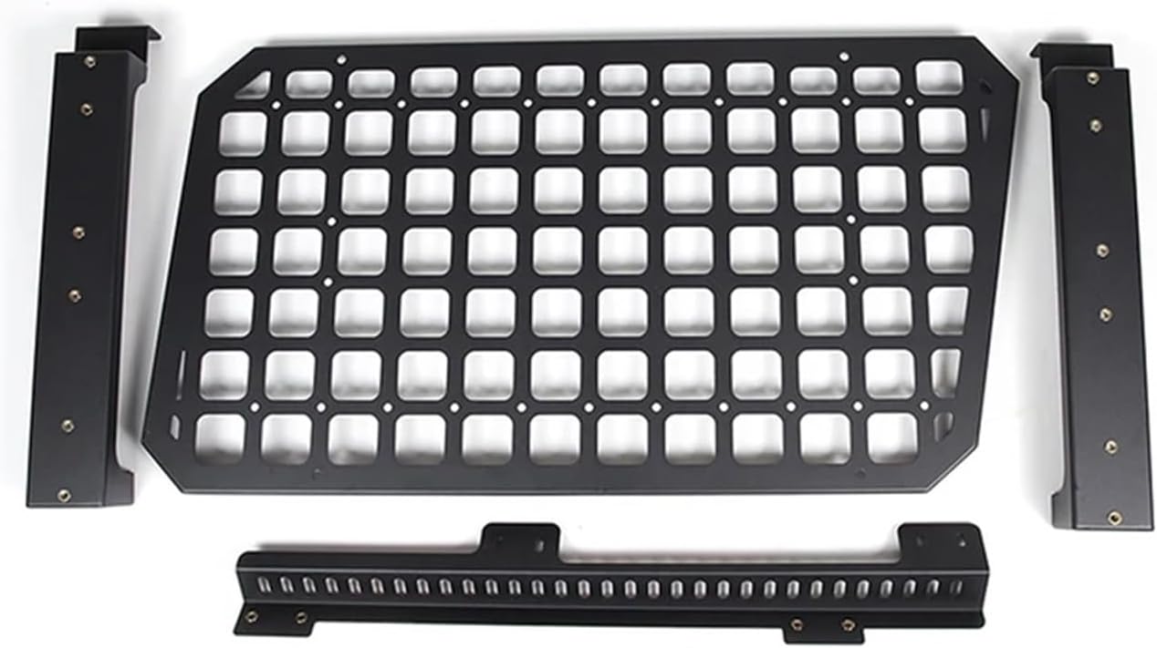 Compatible For Hummer H2 2003-2009 Aluminum alloy Car Rear Window Glass Armor Shelf Storage Racks Exterior Modification(Right)