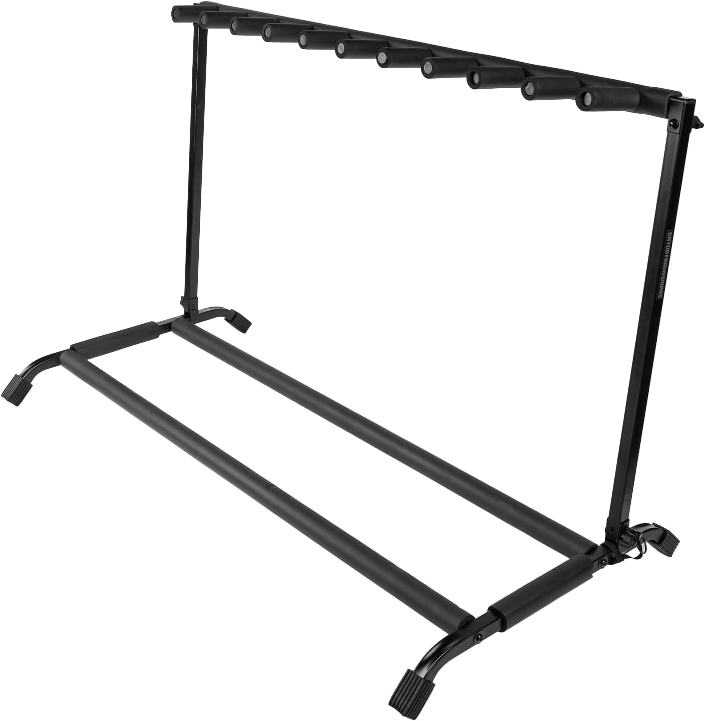 Gator Rok-It Multi Guitar Stand Rack with Folding Design, Holds up to 10 Electric or Acoustic Guitars (RI-GTR-RACK10)