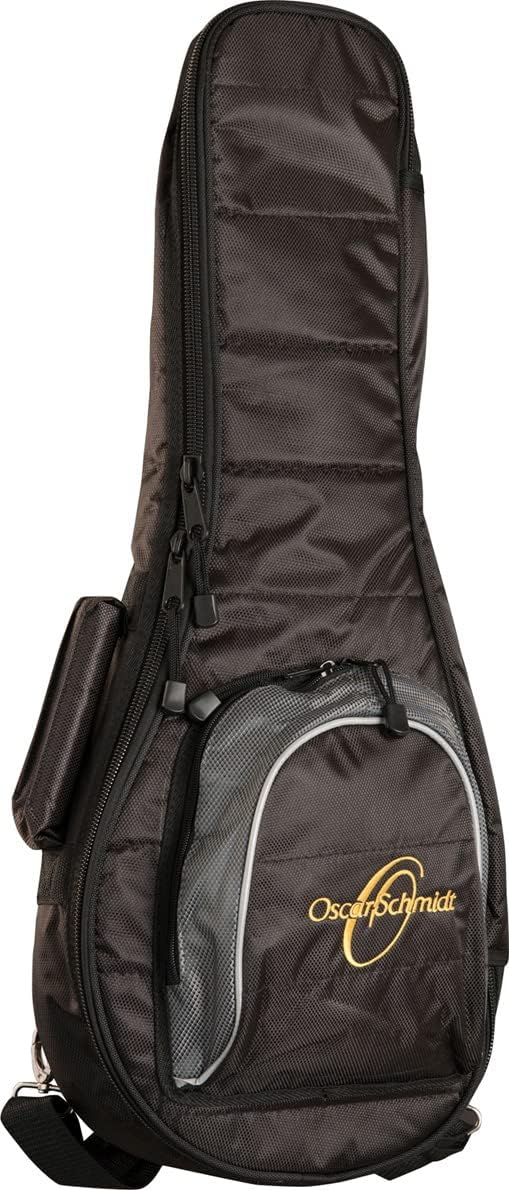 Oscar Schmidt OU5K-A Concert Ukulele, Natural Koa with Gig Bag