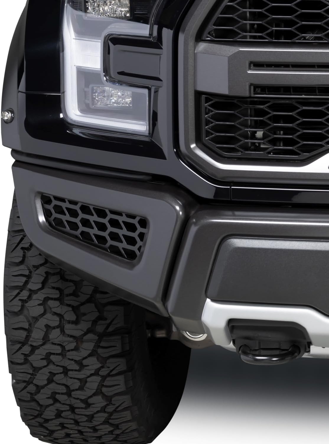 Putco 83168 2017-2020 Ford F-150 Raptor - Hex Shield - Black Powdercoated