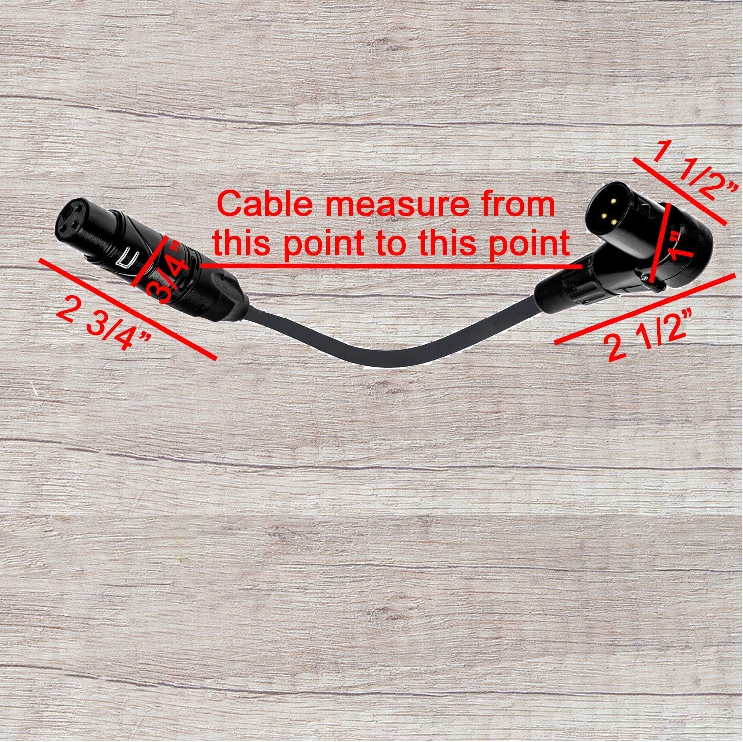 Balanced XLR Cable Right Angle Male to Straight Female - 100 Feet Pink - Pro 3-Pin Microphone Connector for Powered Speakers, Audio Interface or Mixer for Live Performance & Recording