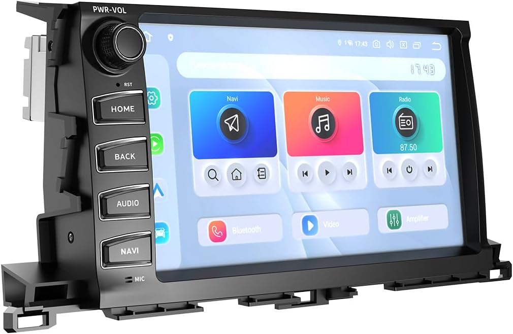 Dasaita 8GB+256GB Head Unit for Toyota Highlander 2015-2019, 10.2