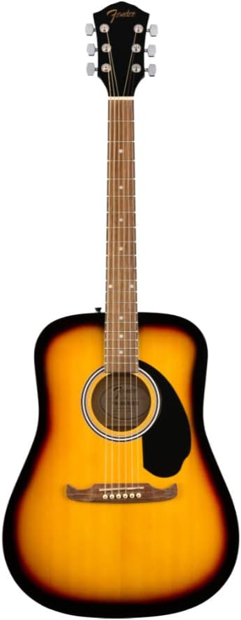 Fender FA-125 Dreadnought Acoustic Guitar, with 2-Year Warranty, Sunburst, with Gig Bag