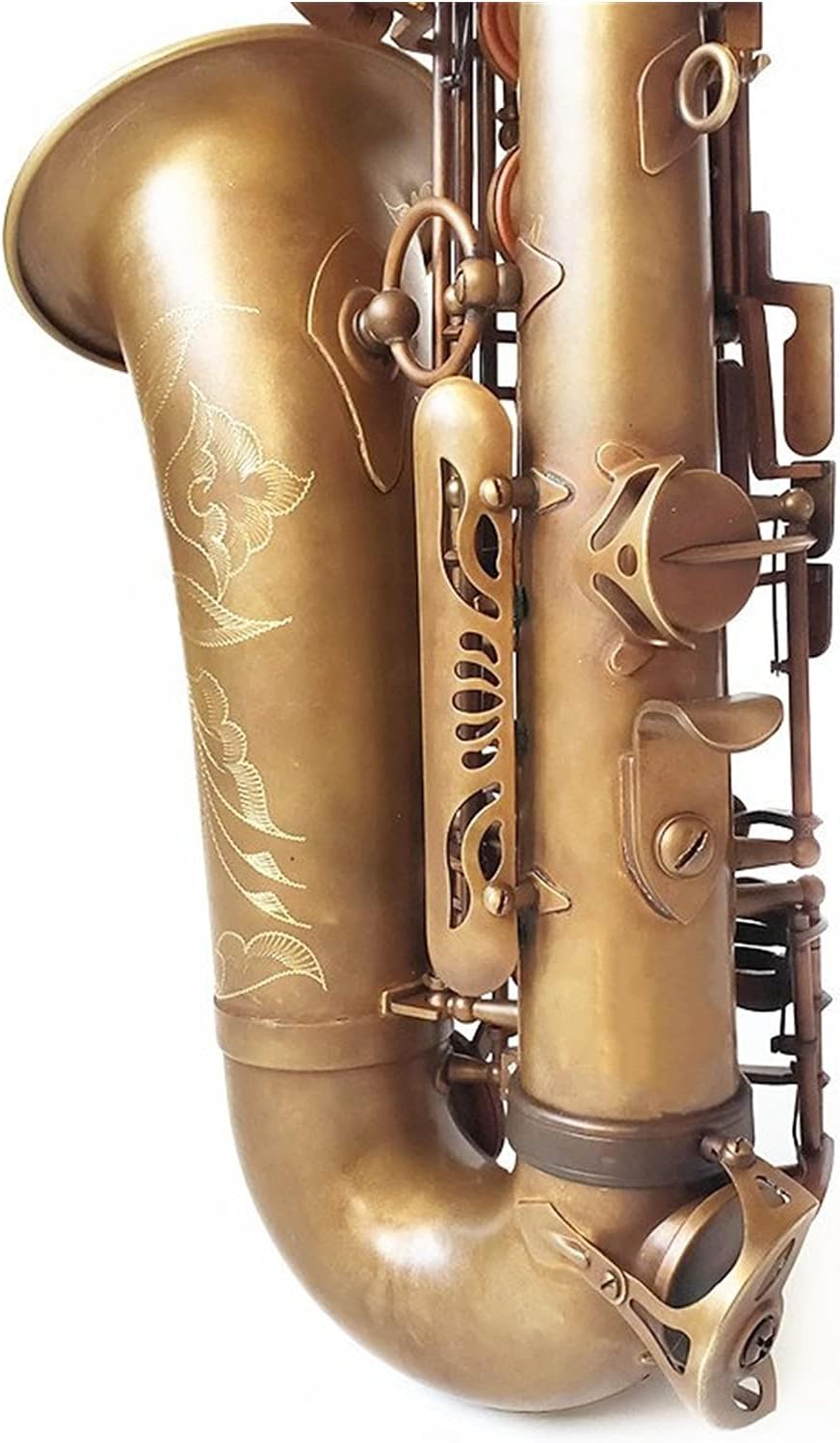 Sax Beginners Kit Unique Retro Alto Saxophone Brass Antique Copper EB Tune E Flat Musical Instrument Sax with Case Mouthpiece Wind Instrument