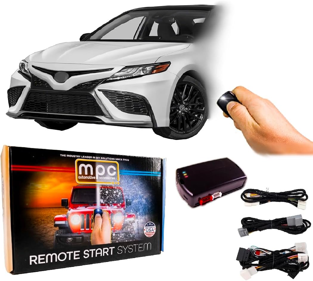 MPC Remote Start Kit Compatible with Toyota Camry 2018-2024 || Semi Plug and Play || Push Lock 3X to Start || Easy Install || USA Tech Support