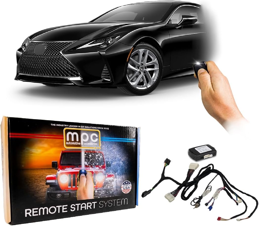 MPC Complete Plug-n-Play Factory Remote Activated Remote Start Kit Compatible with Lexus RC300 2016-2024 - Firmware Preloaded