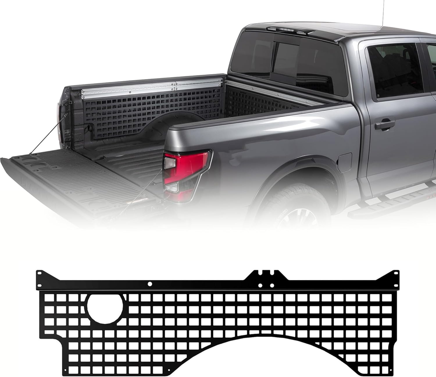 Putco Truck Bed Driver Side MOLLE Panel - Fits Nissan Titan 2016-2024 6'7'' Bed