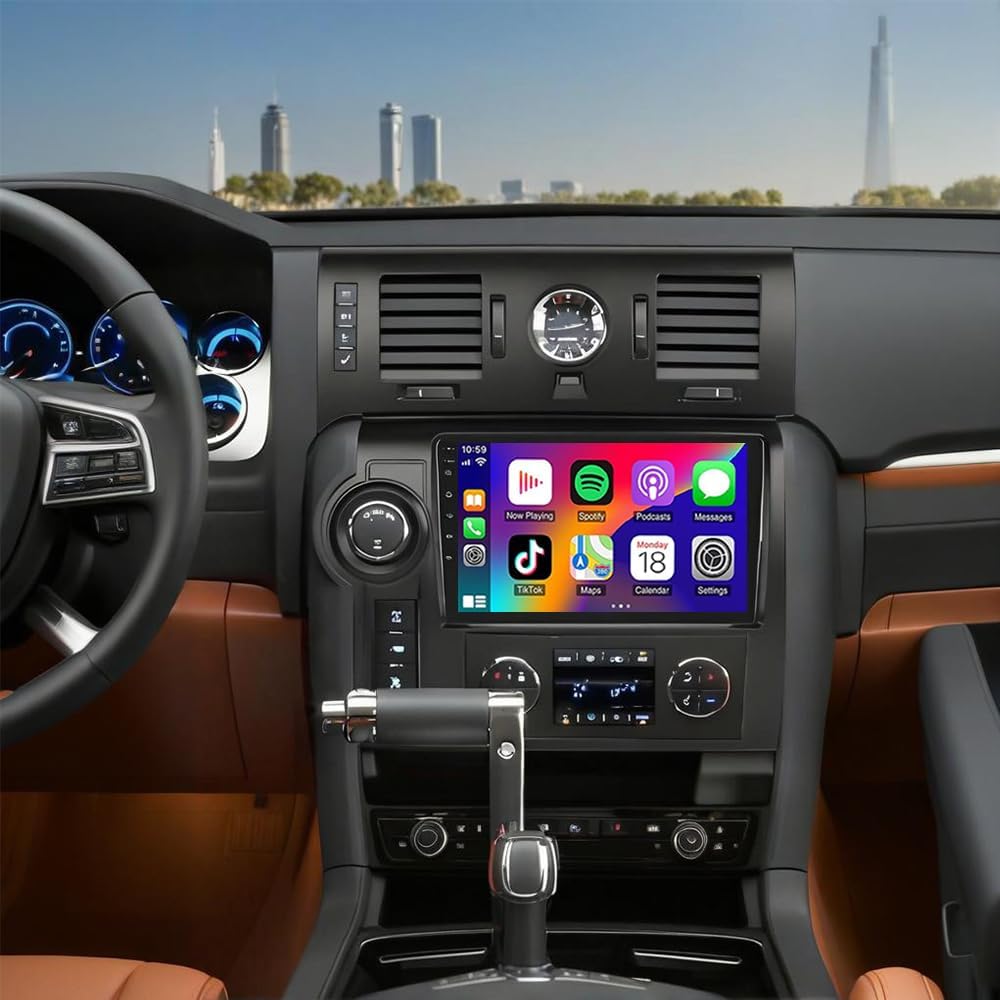 2+64GB Android 15 Car Radio for Hummer H2 2008-2009 with Wireless Carplay Android Auto, 9
