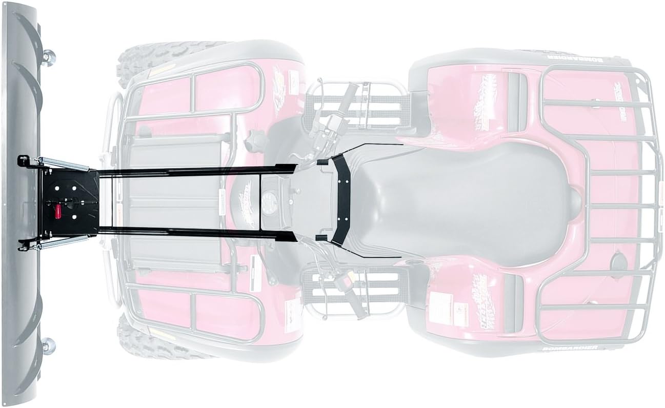 WARN 63294 Powersports ATV Center Kit Snow Plow Mount , Black