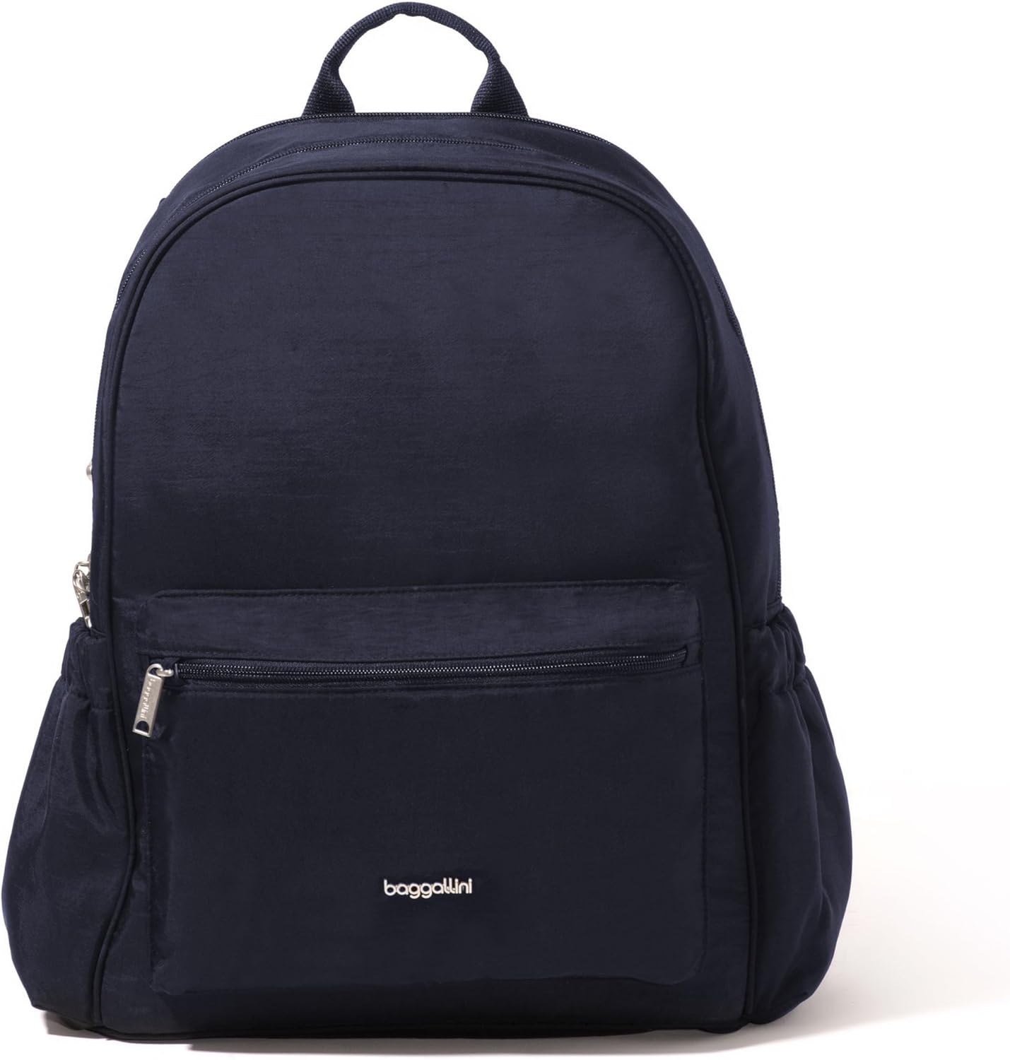 Baggallini Securtex Anti-Theft Laptop Backpack, French Navy