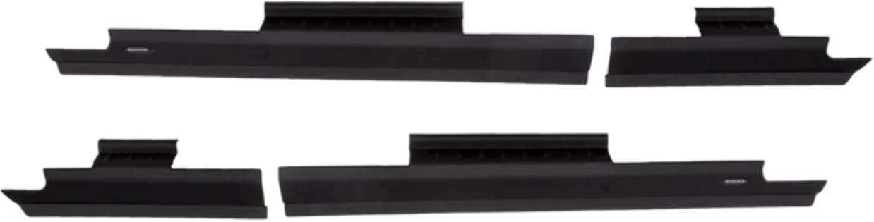 Bushwacker - Trail Armor, Side Rocker Panel | Fits 2018 - 2026 Jeep Wrangler JL Unlimited Rubicon, Black | 4-Pcs. 14085