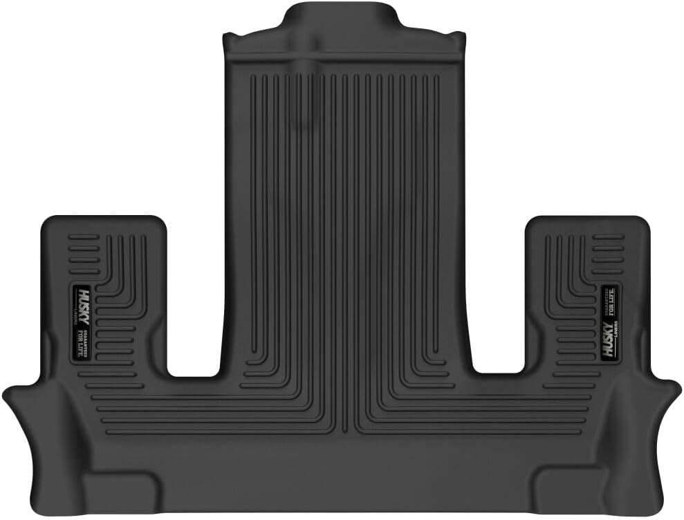 Husky Liners X-act Contour Floor Mats | Fits 2022-2025 Ford Explorer w/2nd Row Bucket w/Out Console | 3rd Row, 1-pc Black - 51941