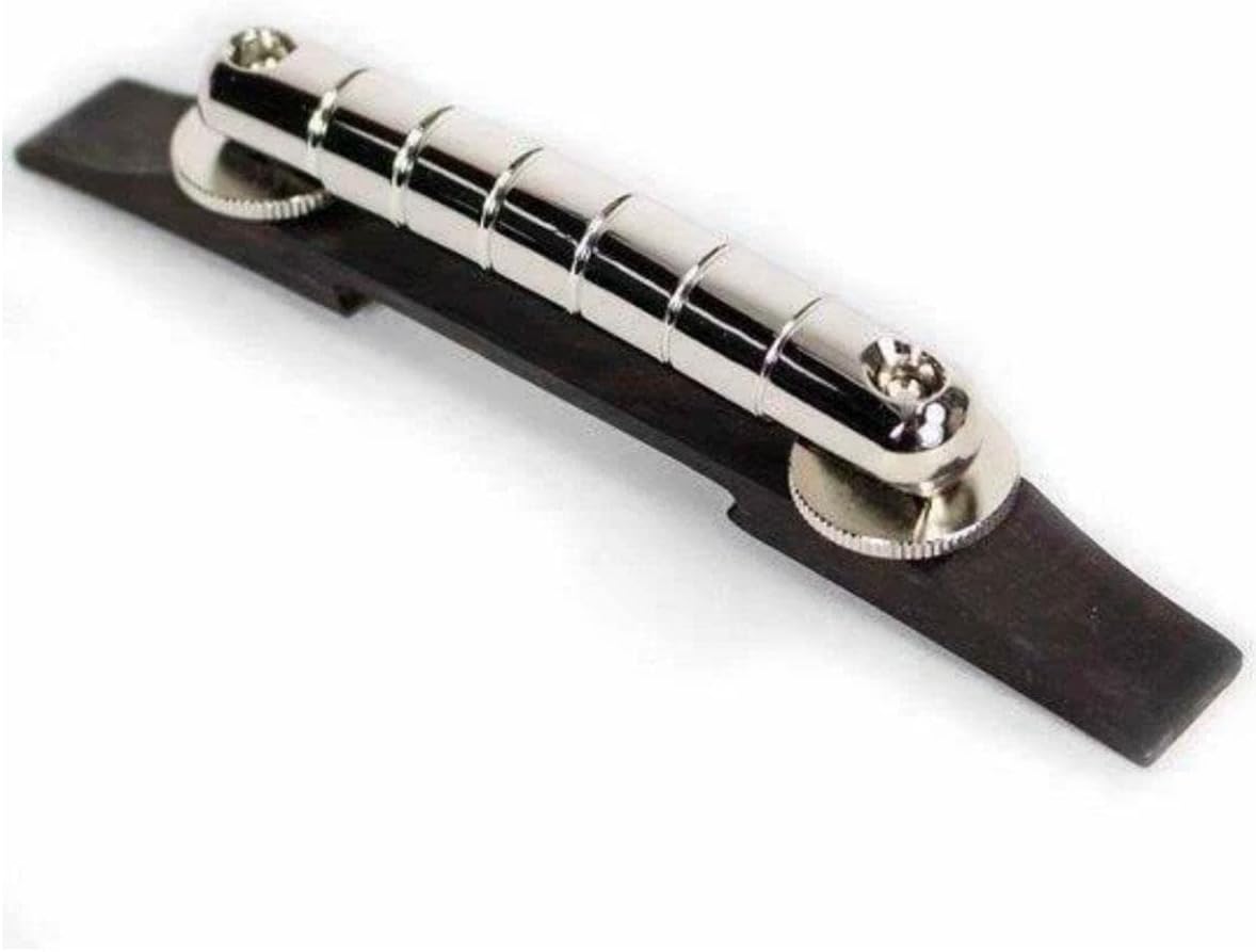 Fender Gretsch Rocking Bar Electric Guitar Bridge - Chrome/Ebony