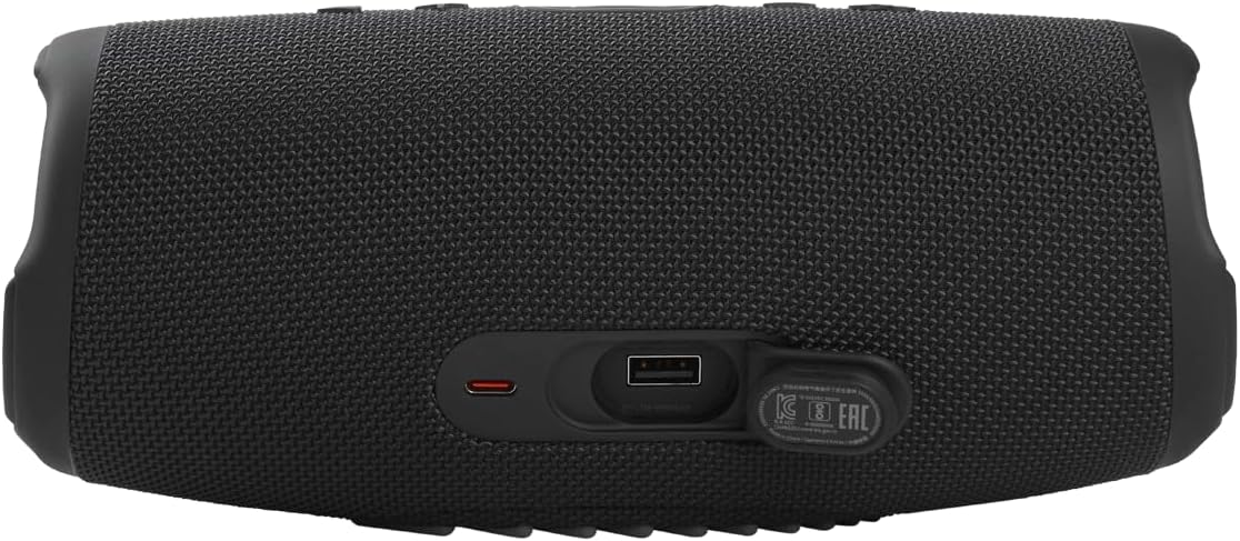 JBL CHARGE 5 - Portable Waterproof (IP67) Bluetooth Speaker with Powerbank USB Charge out, 20 hours playtime, JBL Partyboost (Black)