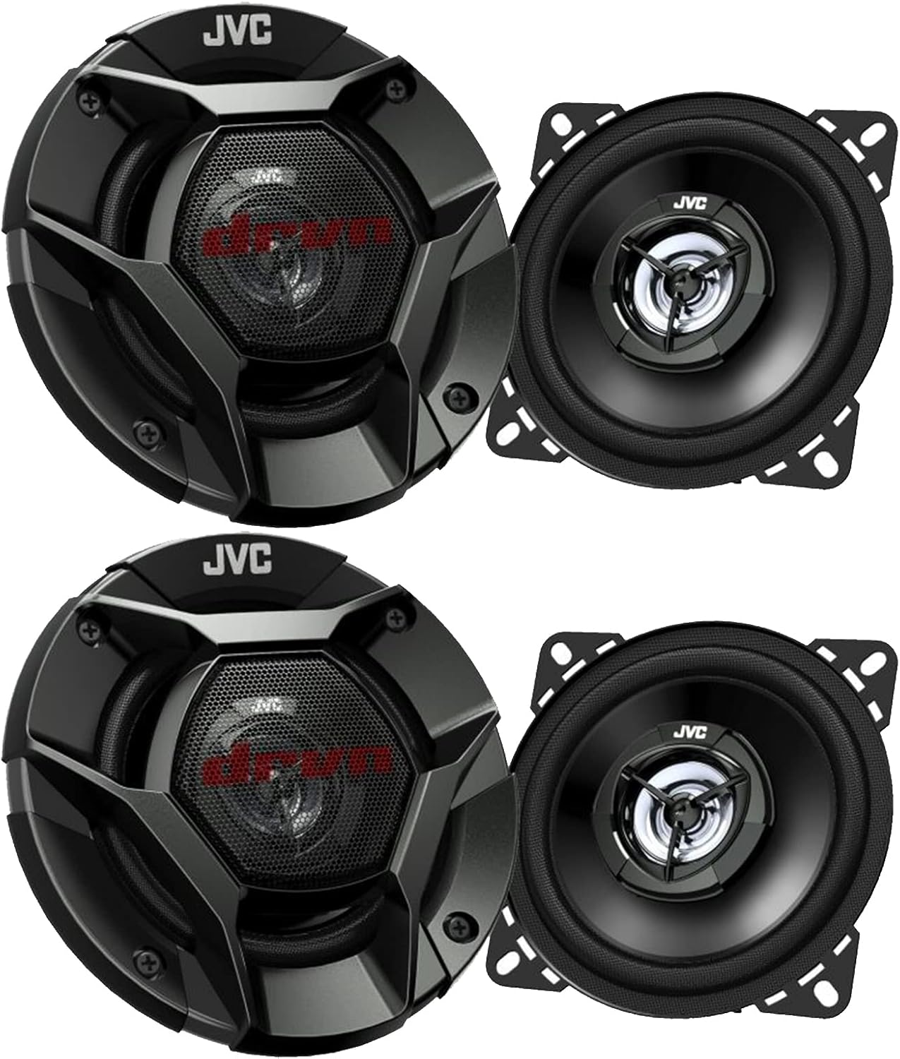 2 Pairs (QTY 4) of JVC CSDR421 DRVN DR Series 4
