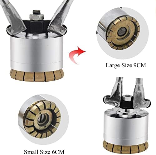 Manual Barrel Sealing machine200l /53 Gallon Drum Cap Seal Barrel Crimping Tool, 35&70mm Crimper Sealer, Manual Barrel Sealing Machine, Used in Liquid Packaging Industries,Small