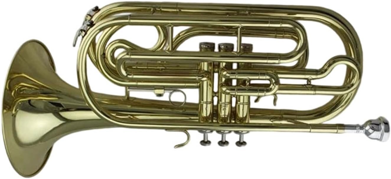 Adult Trombone Instrument Popular Gold Lacquer Professional Beginner Trombone Bb Key