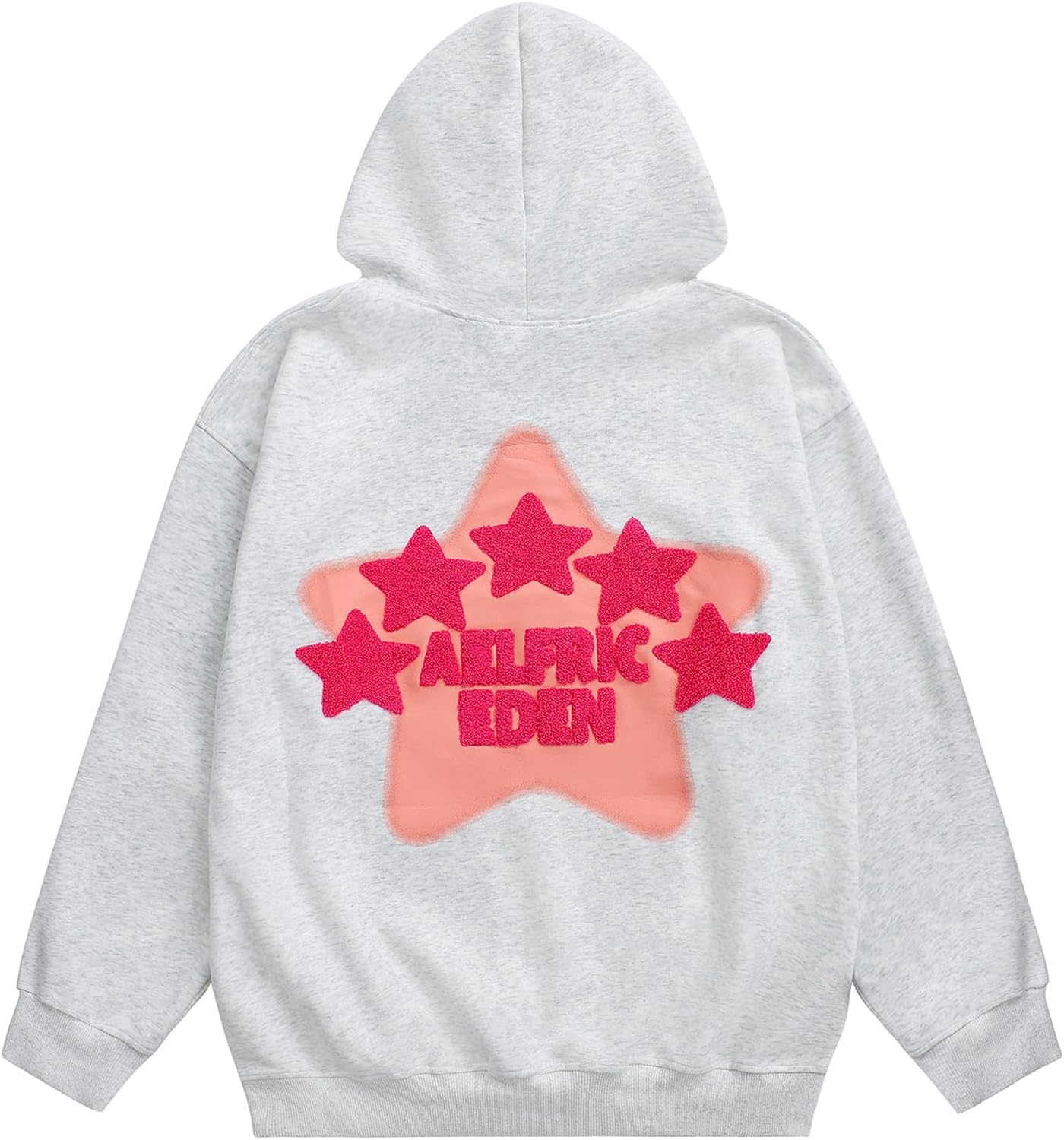 Aelfric Eden Graphic Hoodies for Men Y2K Printed Hoodie Sweatshirt Casual Oversized Long Sleeve Vintage Streetwear Pullover