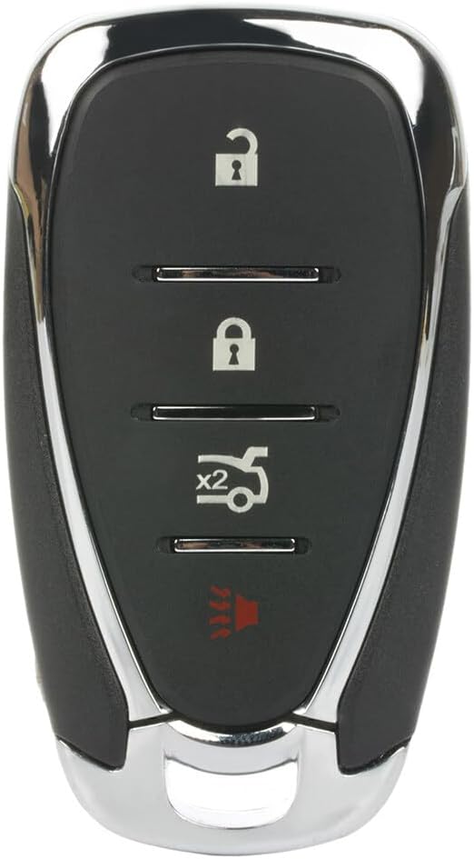 ECCPP HYQ4EA Keyless Entry Remote Car Key Fob Replacement for 2016-2017 Fit for Chevrolet Camaro 2.0L 2016-2017 Fit for Chevrolet Camaro 3.6L 4 Buttons Pack of 2