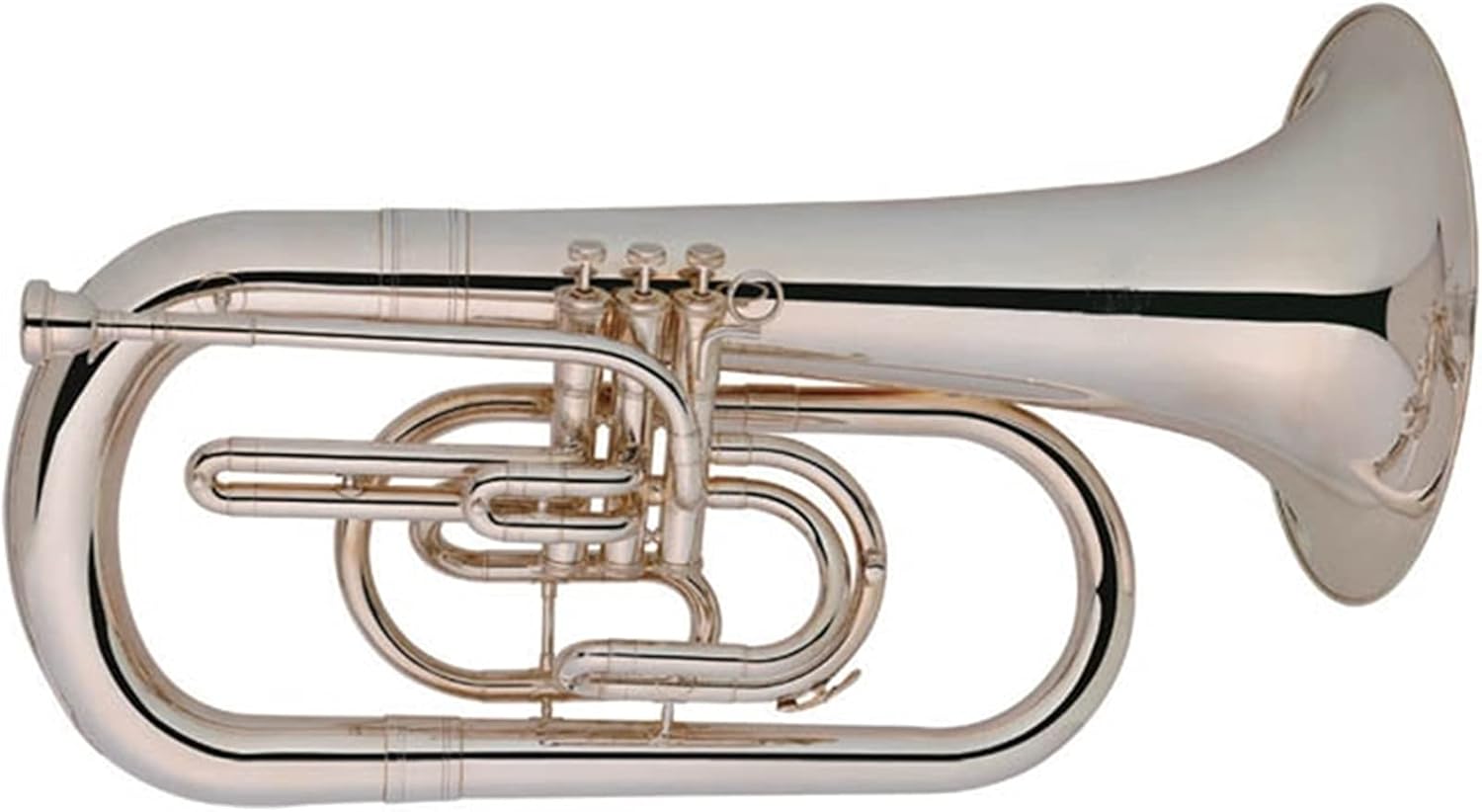Nickel Plated Tone Bb Marching Euphonium Student Euphonium