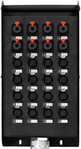 Seismic Audio - SAJT-16x8x100 - 16 Channel 100' XLR Snake Cable with 1/4